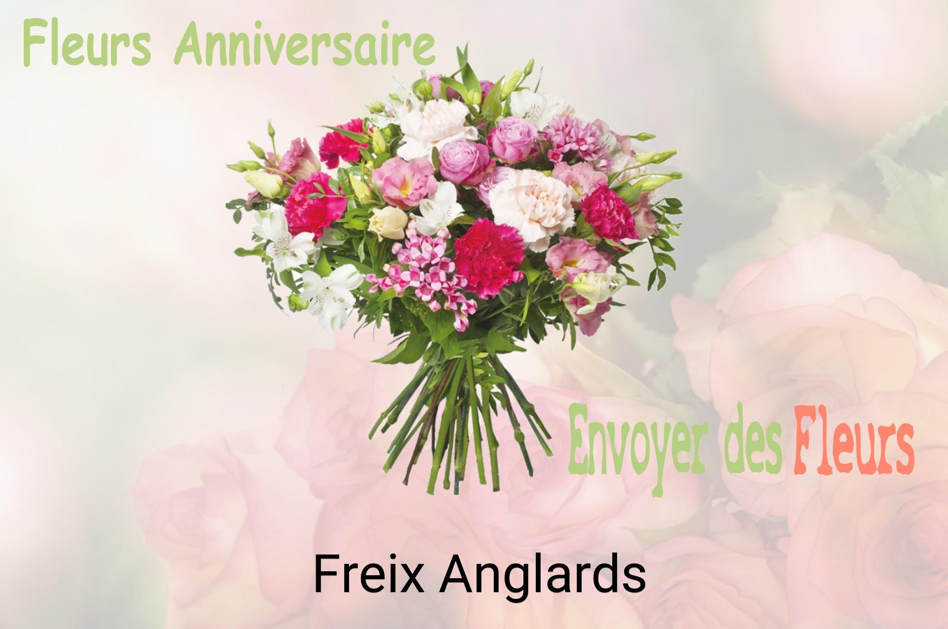 Bouquet de fleurs d’anniversaire livré à Freix-Anglards